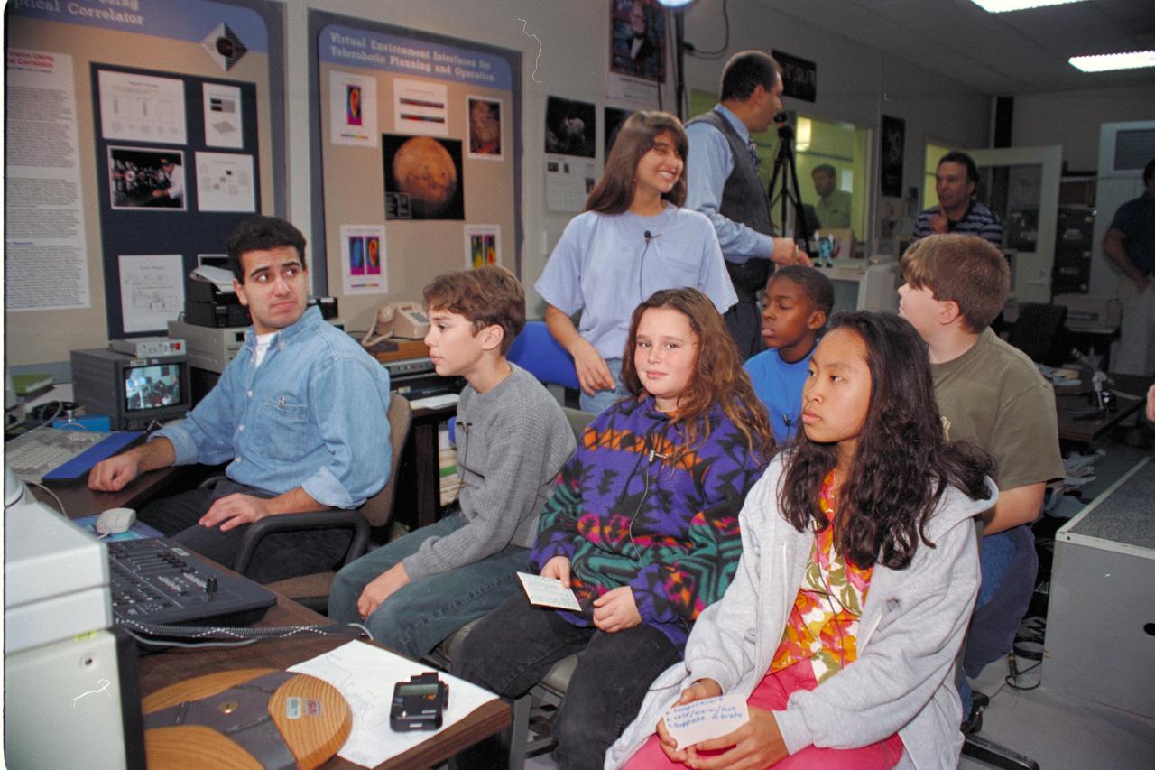 'Life from other Worlds' with McNair Middle School TROV robot explores under Antarctic ice - Donald James speaks to on site & virtual students