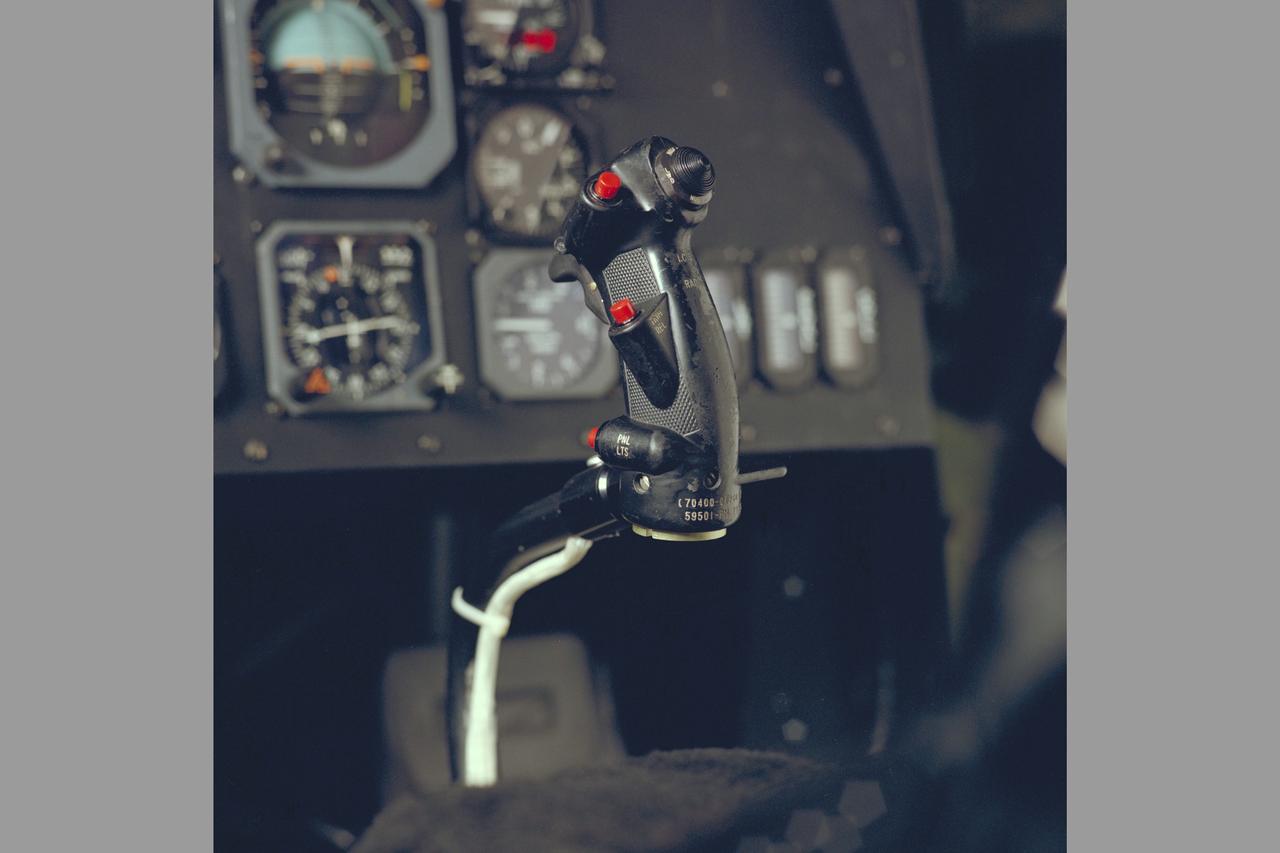 N-243 VMS N-Cab HELMEE Project.  CLOSE-UPS OF INSTRUMENT PANEL & FLIGHT CONTROLS.