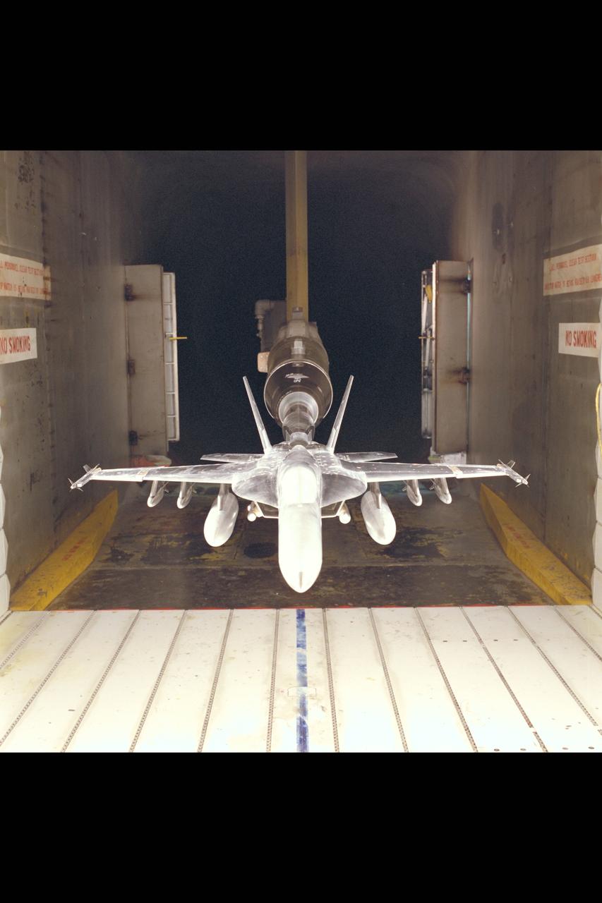F/A-18 E/F Model: 11ft. W.T. Test #207-1-11 (February and March)