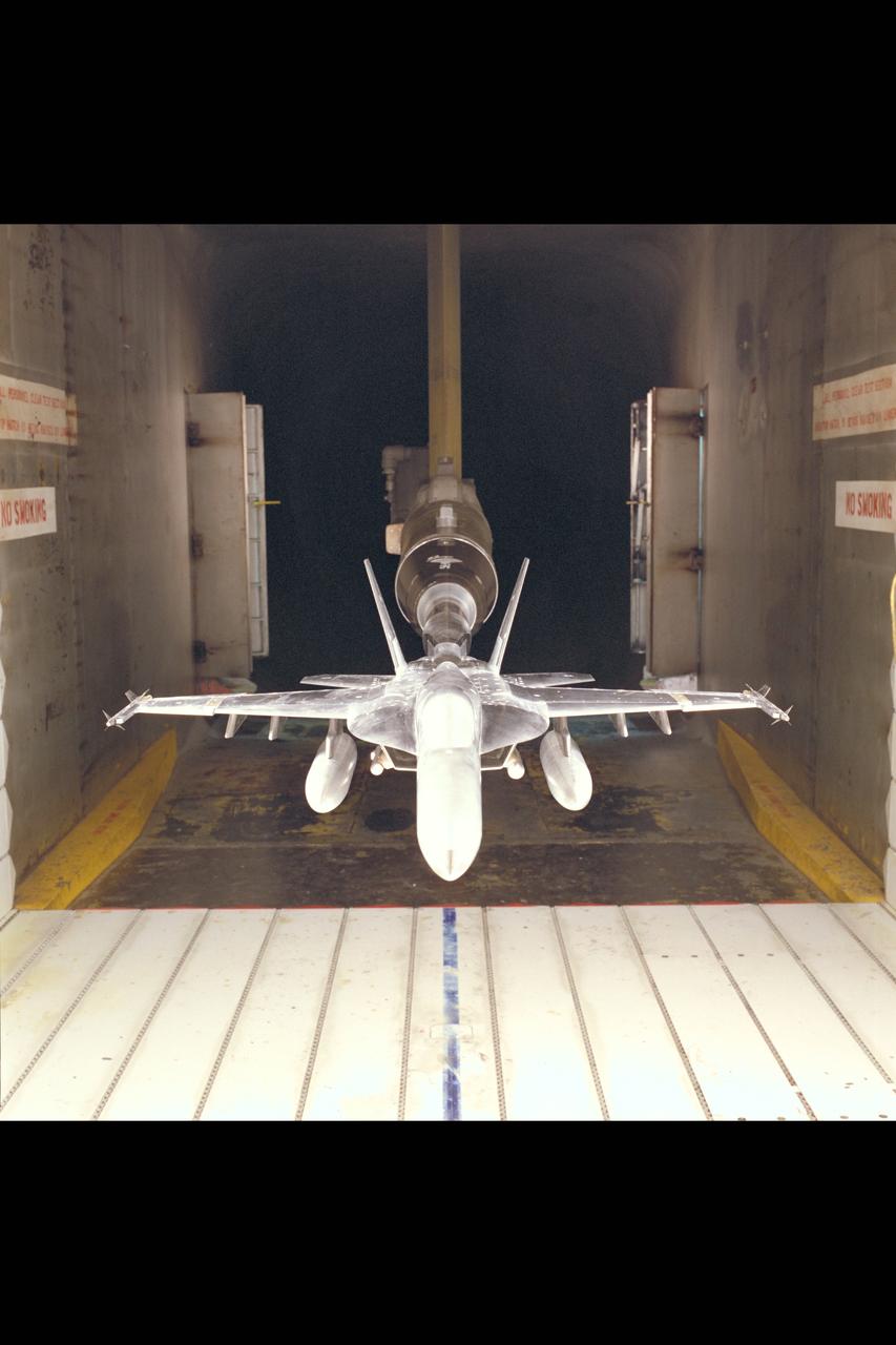 F/A-18 E/F Model: 11ft. W.T. Test #207-1-11 (February and March)