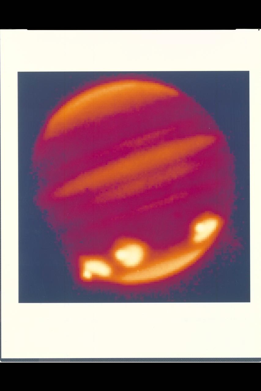 Credit: Calar Alto Observatory Spectacular first view of Fragment Q impacts on Jupiter. Infrared image in the 2.3m micron methane band taken using MAGIC on the 3.5m telescope, Calar Alto Observatory, Spain.