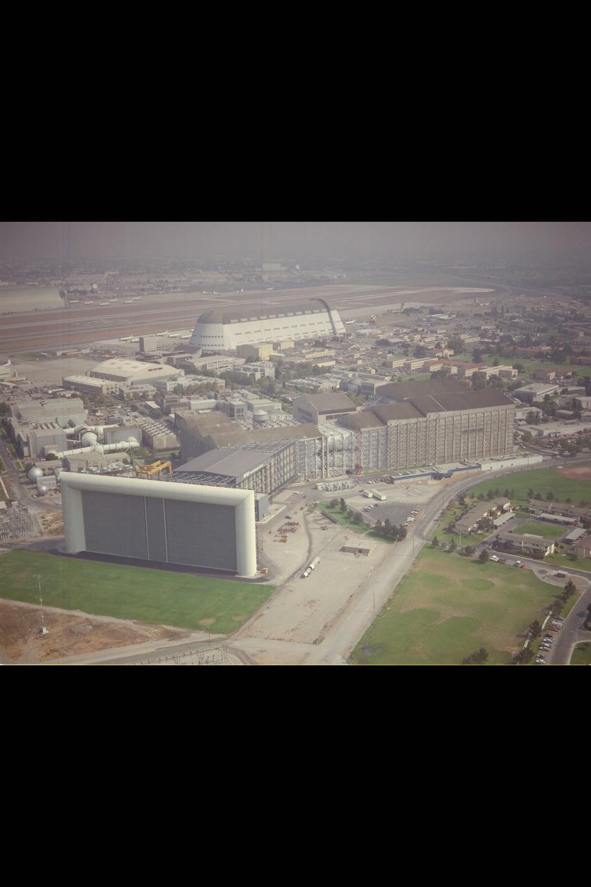 aerial of the new NFAC facility N-221 (40x80x120ft. w.t)