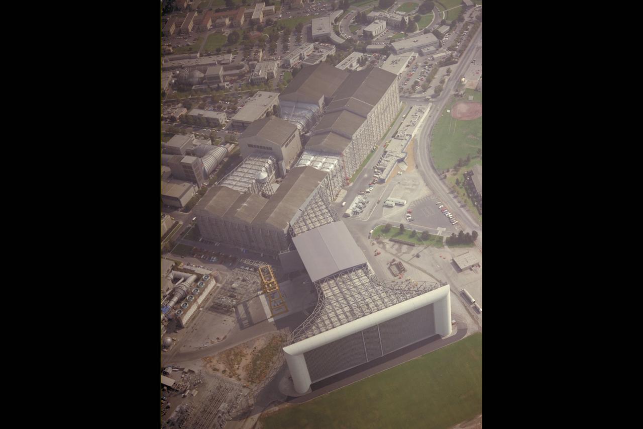 aerial of the new NFAC facility N-221 (40x80x120ft. w.t)