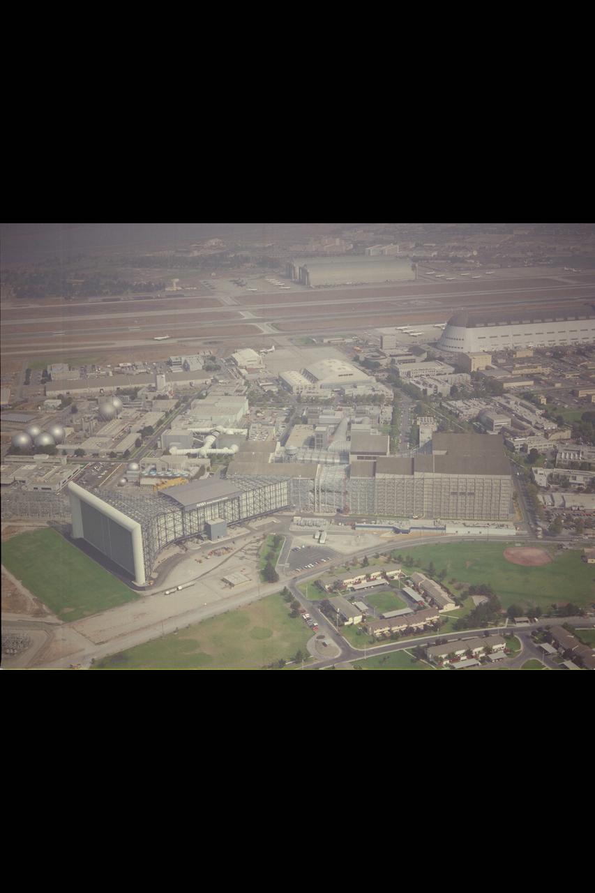 aerial of the new NFAC facility N-221 (40x80x120ft. w.t)