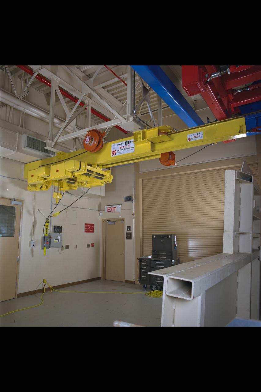 New renovated NASA Ames Research Center 12ft Pressure Wind Tunnel view of mode prep area