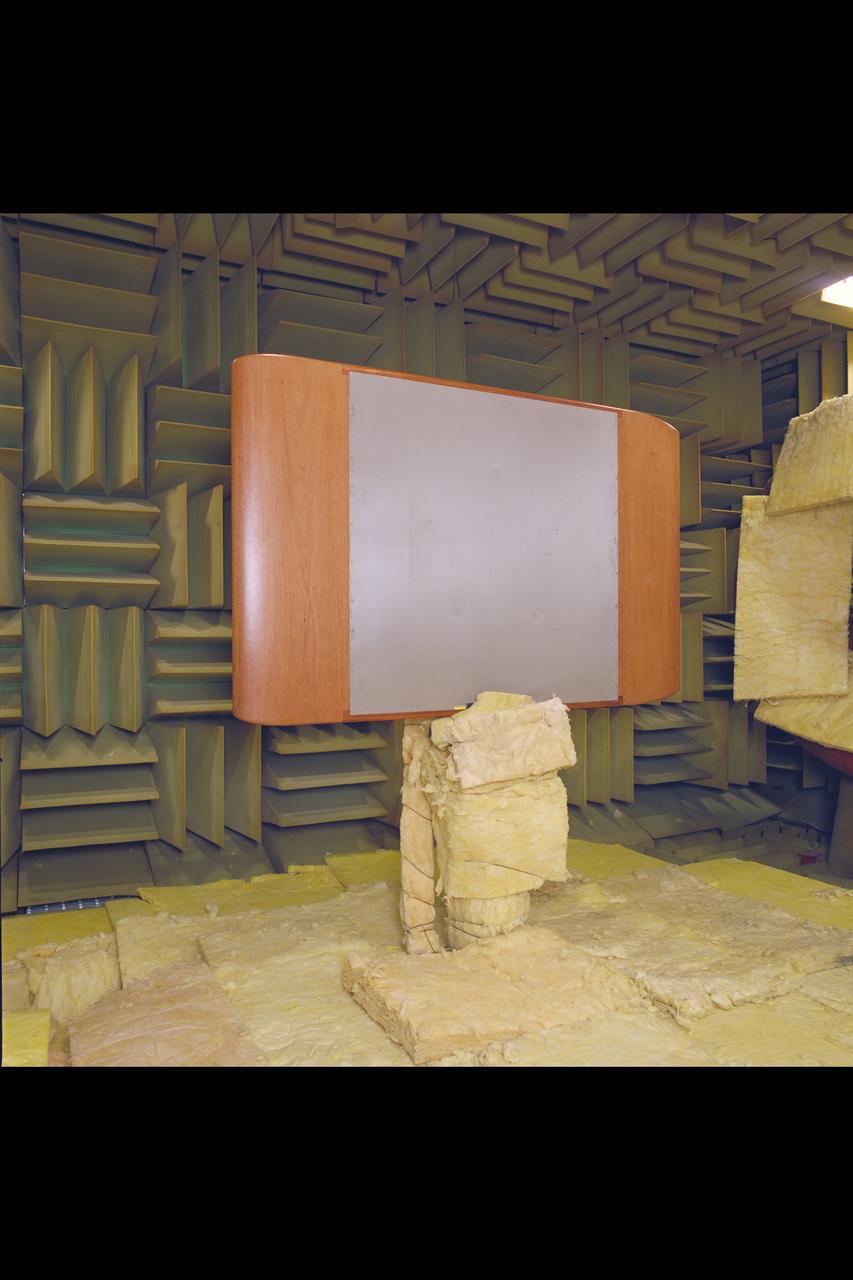DC-10 Acoustic Array Calibration setup: N-221 Anechoic Chamber with S. Jaeger, S. Jovic, H. Hamid, M. Mosher and M. Watts