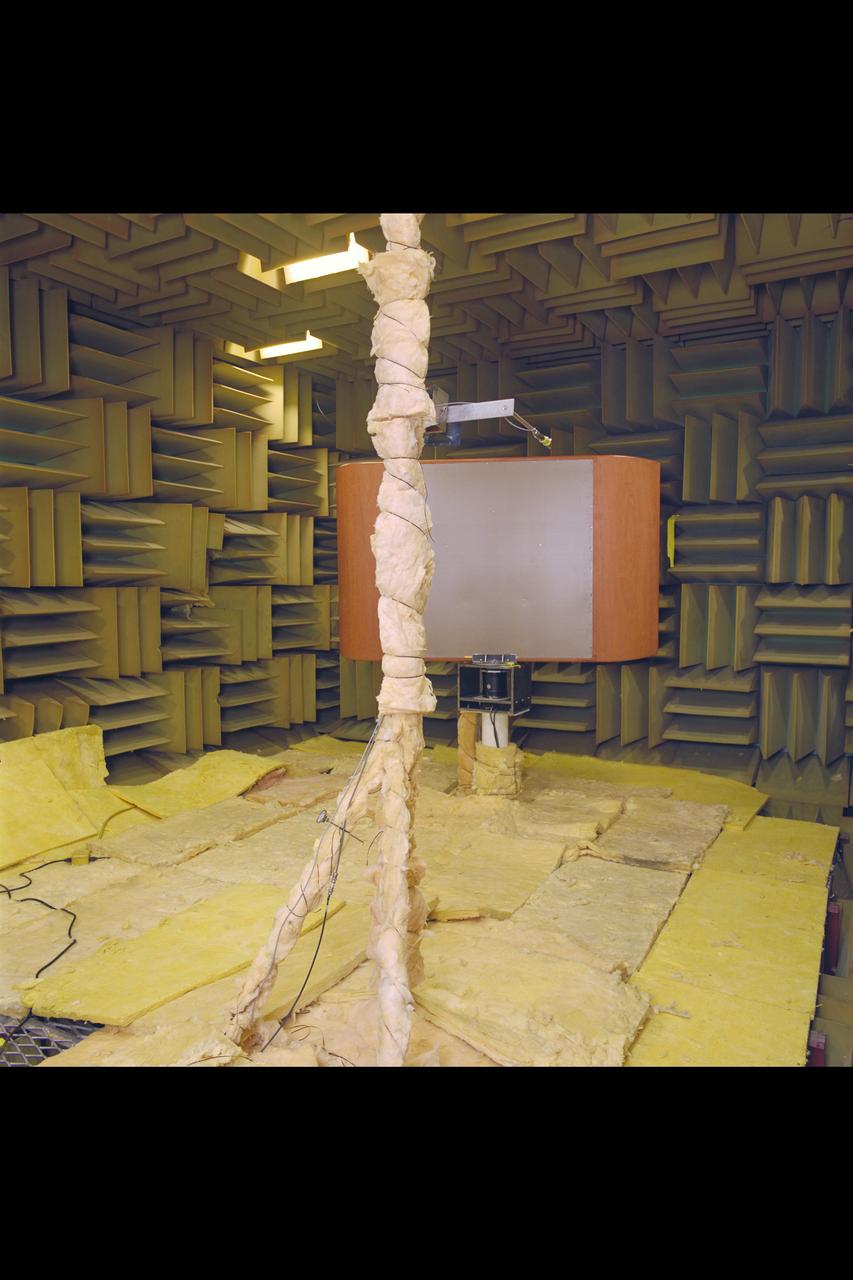 DC-10 Acoustic Array Calibration setup: N-221 Anechoic Chamber with S. Jaeger, S. Jovic, H. Hamid, M. Mosher and M. Watts