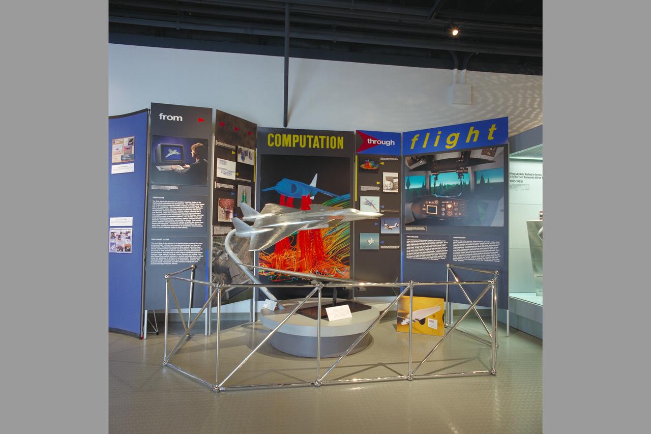 N-233 Visitor Information Center (VIC): Grom Computation to Flight Exhibit with the F-18 wt model