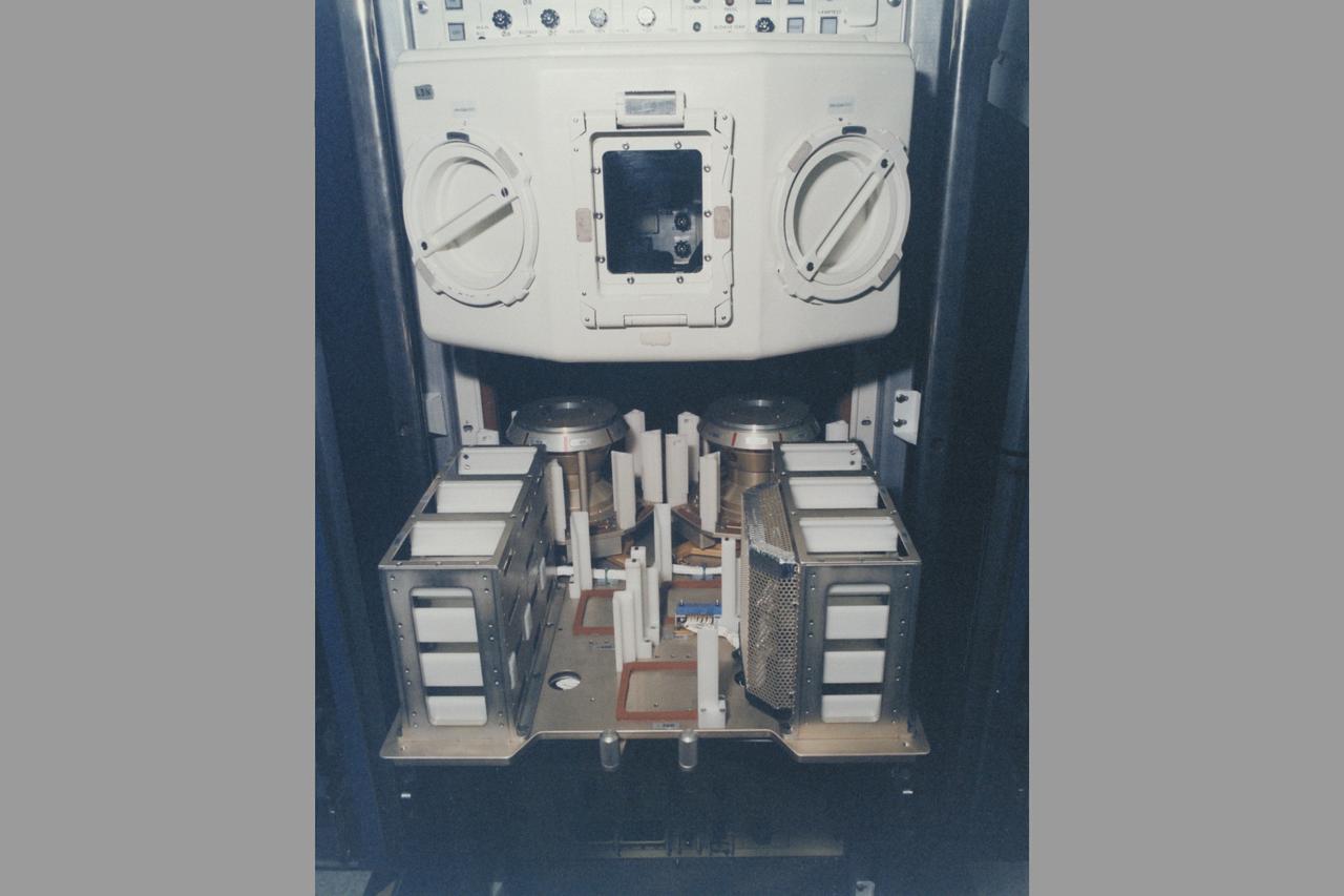 European Space Agency's Biorack incubator (37deg C)