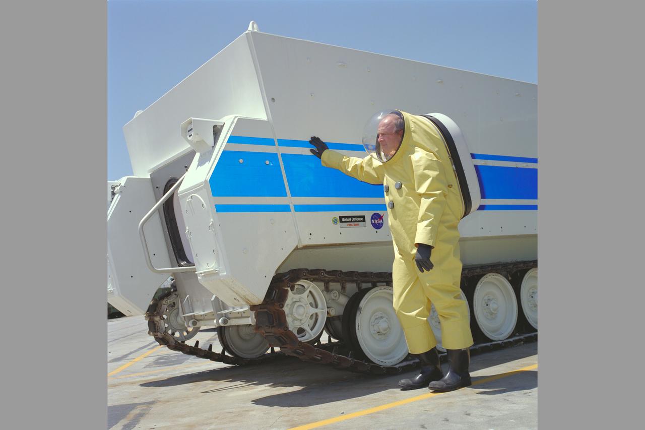 NASA AMES HAZMAT (Hazardous Materials) PLSS pack with Doug Smith