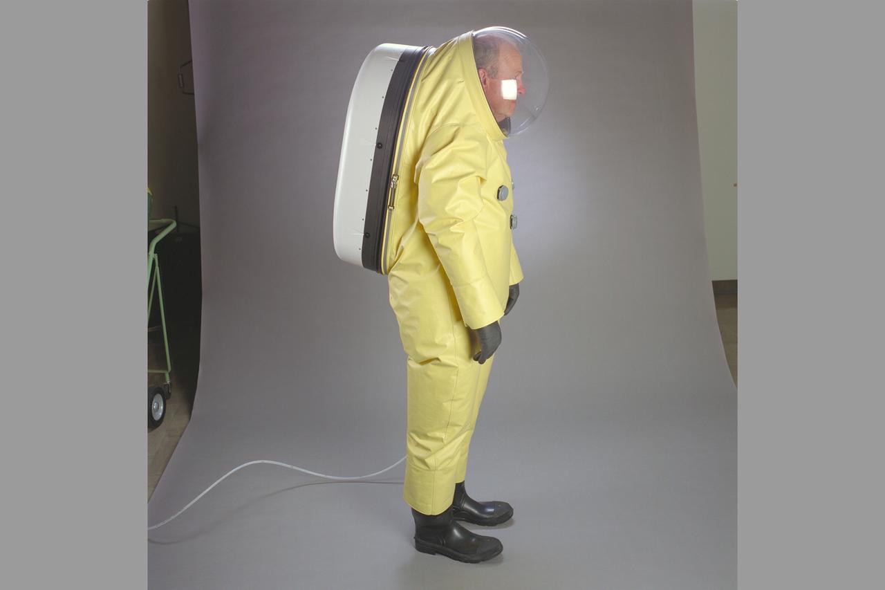 NASA AMES HAZMAT (Hazardous Materials) Suit & PLSS pack