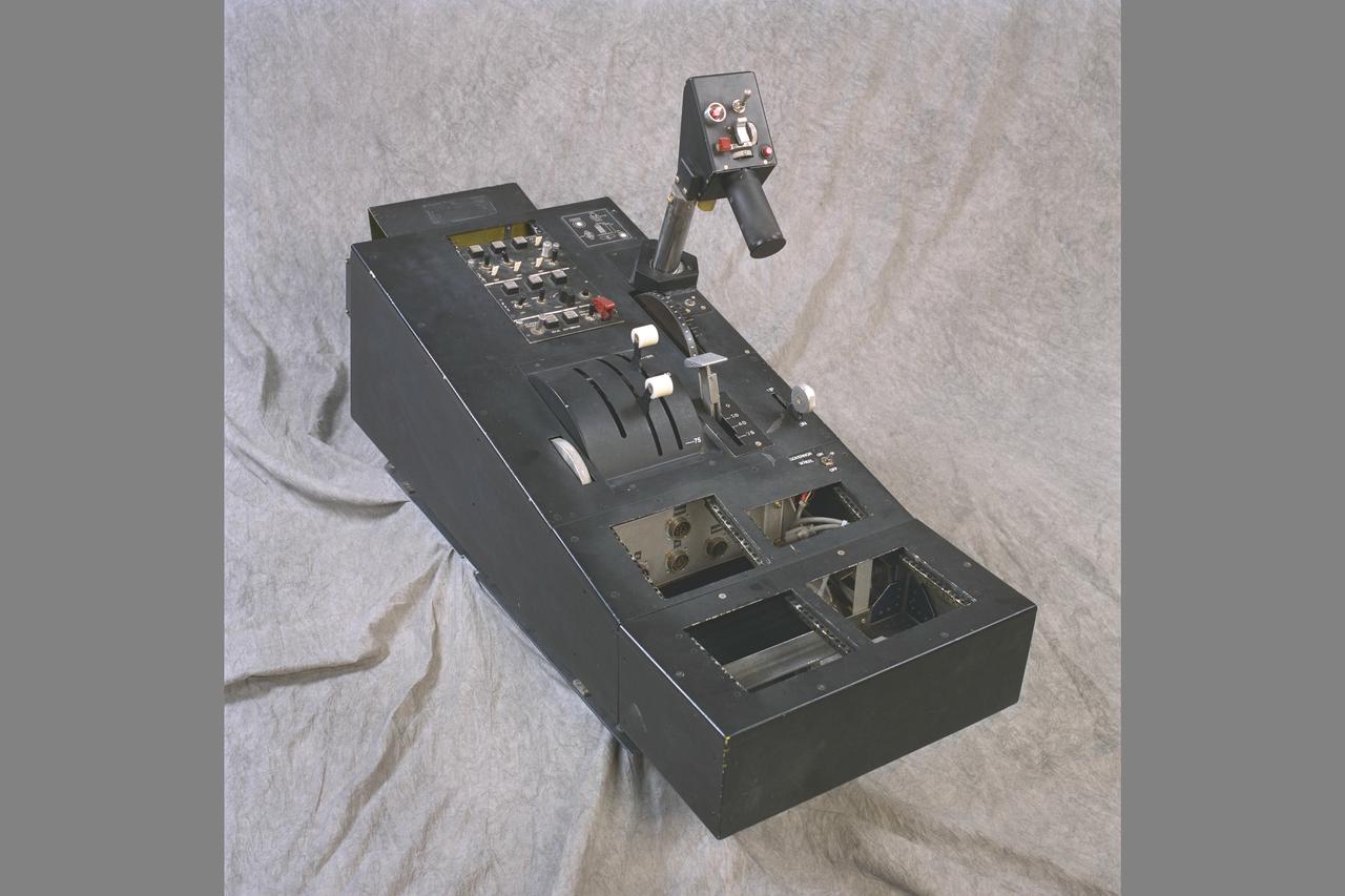 ROTOCRAFT CONSOLE. NASA Ames VMS: S-CAB, (Vertical Motion Simulator). studio shot