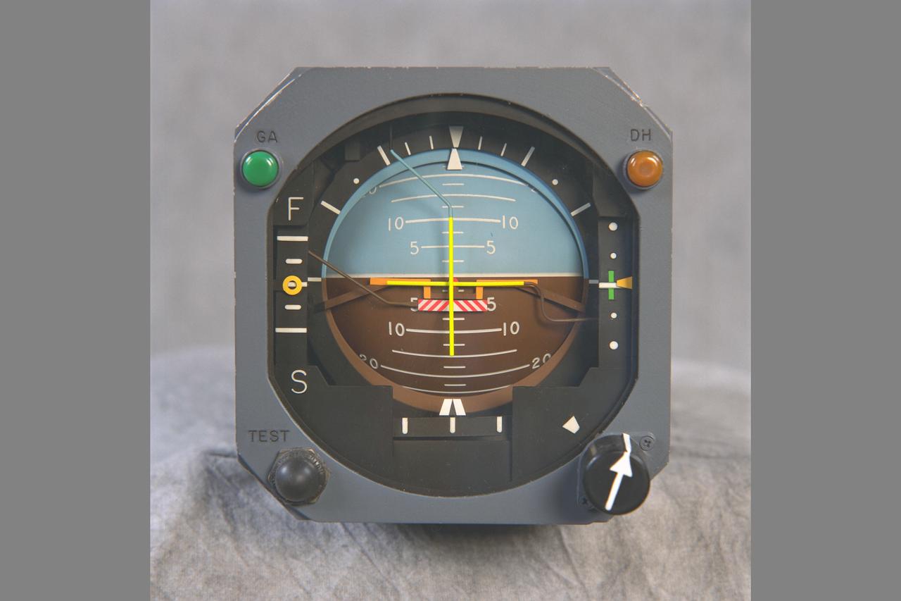 ARTIFICIAL HORIZON gage used in the NASA Ames VMS: S-CAB, (Vertical Motion Simulator).