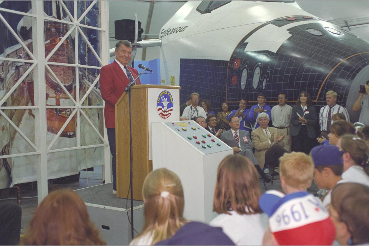 U.S. Space Camp California 'Day Camp' Grand Opening with speaker Astronaut Wally Schirra