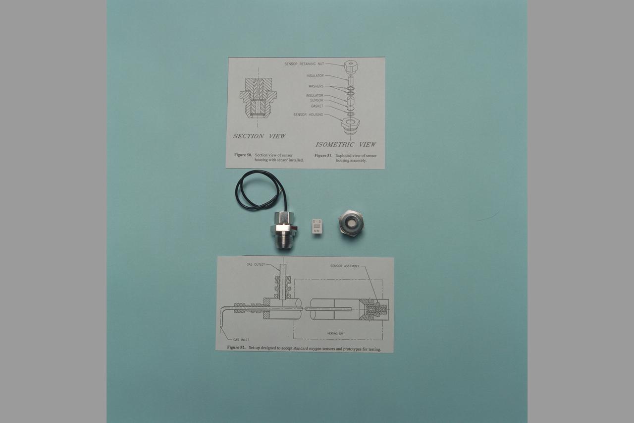 Miniature Oxygen Sensing Device.  (sensor & sensors with drawings)