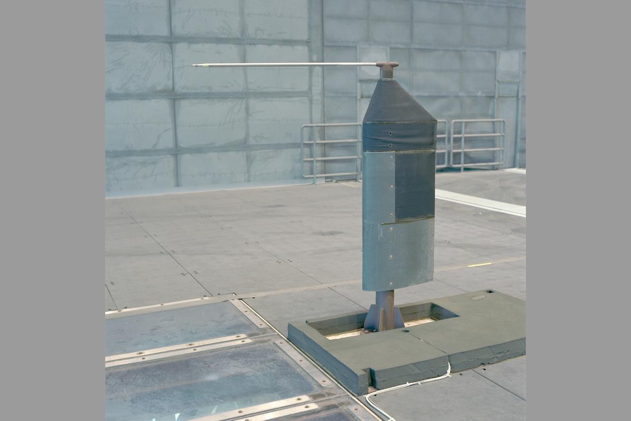 XV-15 Rotor Installation in 80X120 ft. Wind Tunnel Test-0048. Noise Reduction