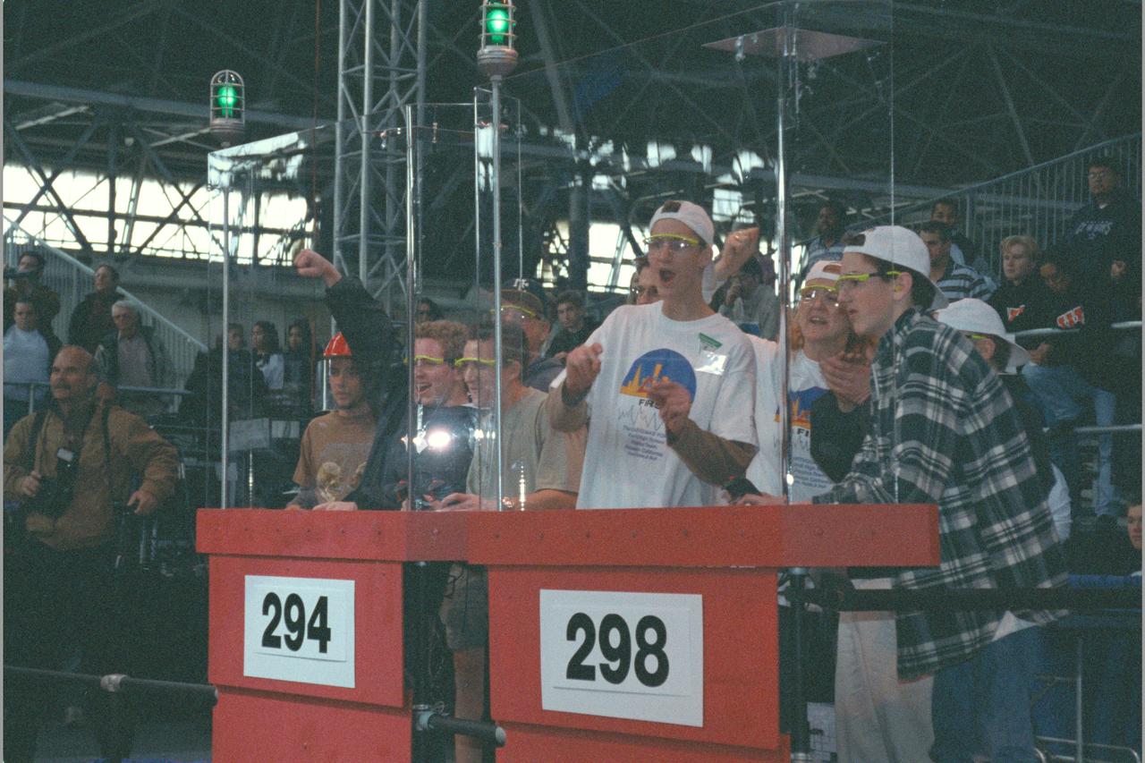 NASA AMES sponsored  FIRST (Inspiration and Recognition of Science and Technology) Western Regional Robot Games Student competition in Hangar
