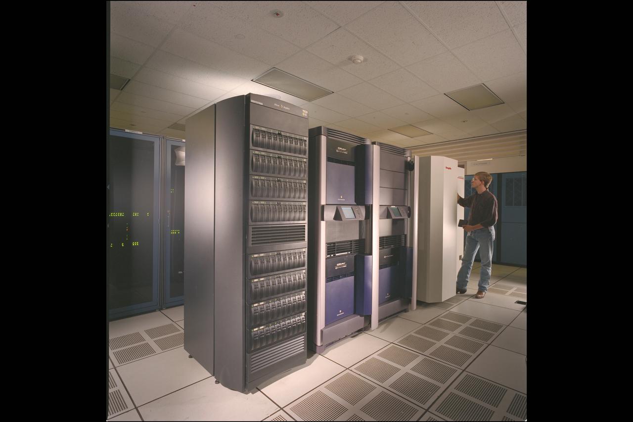 NAS Origin 2000 Computer System - Data Assimilation Office (DAO) storage (Gatun, Raid and Silo) with James Jones