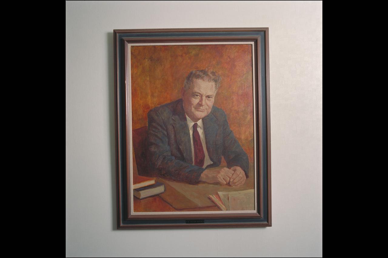 Oil Portrait: H. Julian Allen, Ames Director from 1965 thru 1969