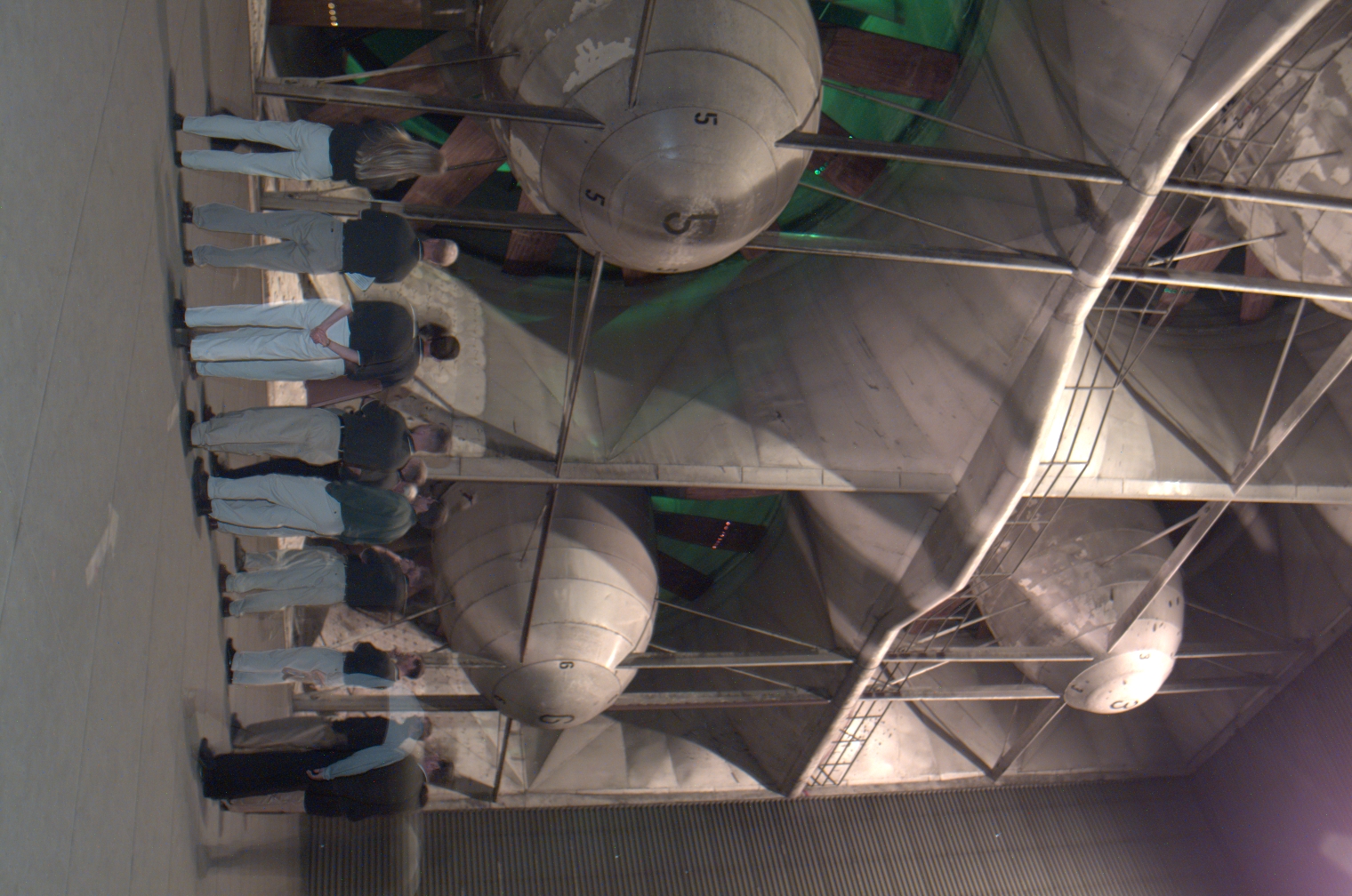 VISIT: ASTRONAUT CLASS OF 2000:  KAREN NYBERG, ALVIN DREW TOUR 80X120FT WITH OTHER CLASSMATES