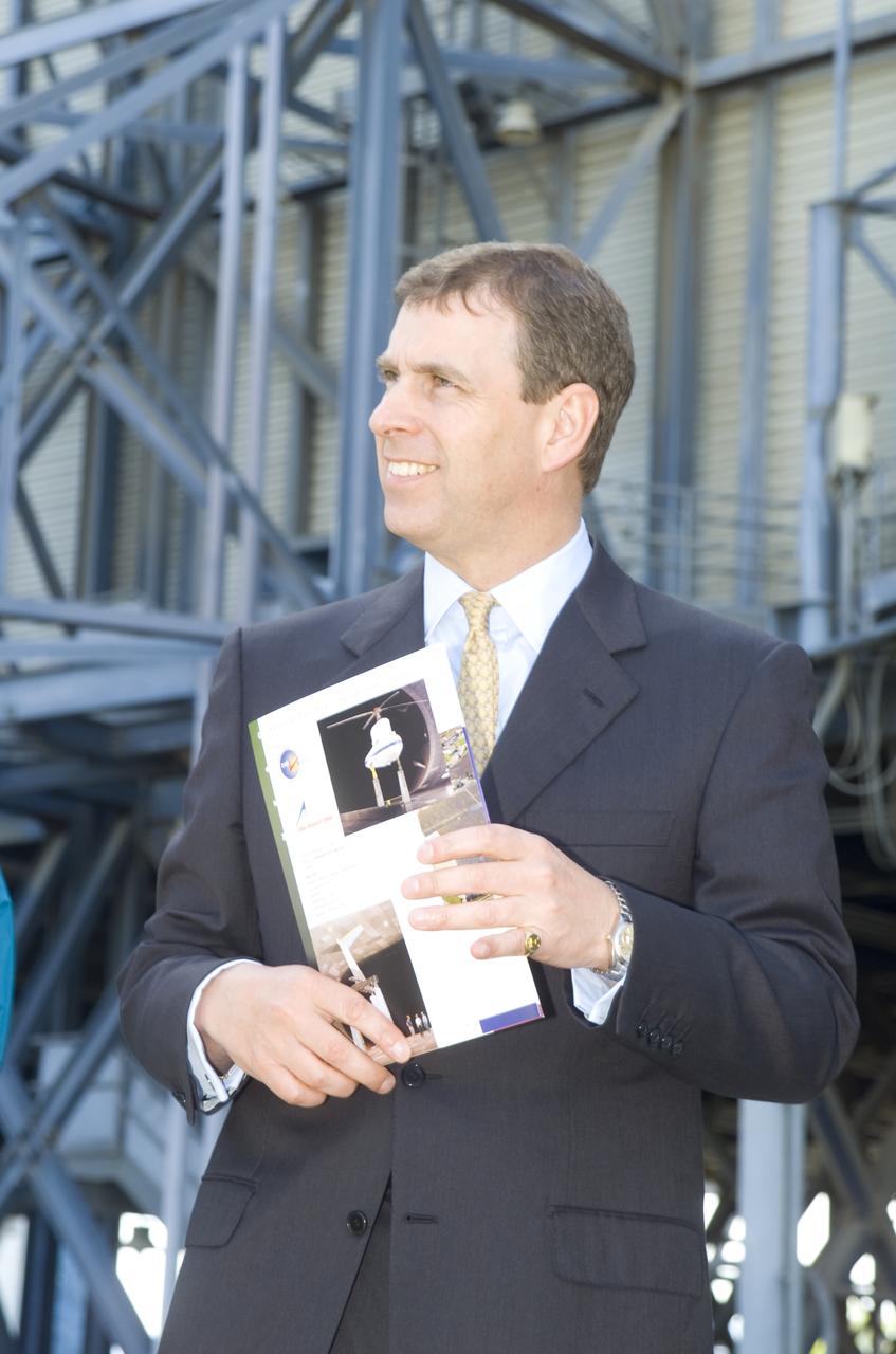 British royalty visits Ames; Prince Andrew, Duke of York on tour