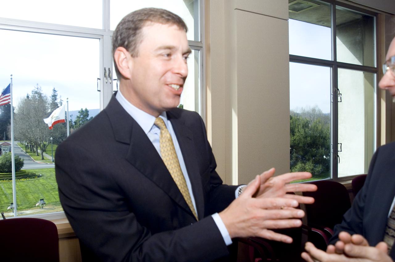 British royalty visits Ames; Prince Andrew, Duke of York on tour