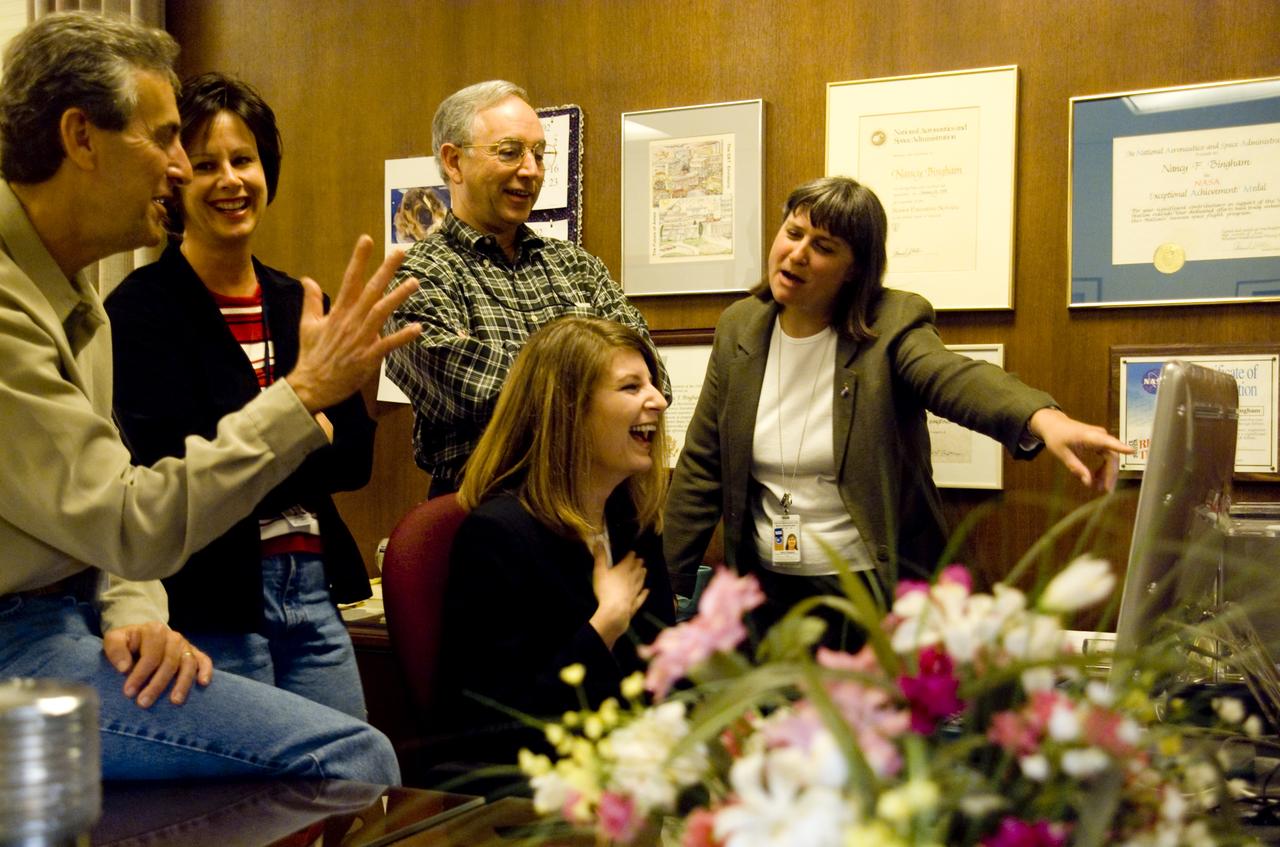 L-R; Tom Moyles , Joan Salute, Bill Berry and Nancy Bingham FMP - WebTADS training lead by Amber Sutton (seated)