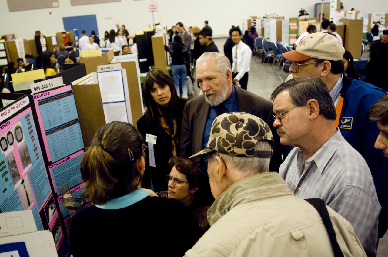 NASA Ames sends judging team (led by Paul Callahan, Code SLO) to 41st Annual Santa Clara Valley Science Fair