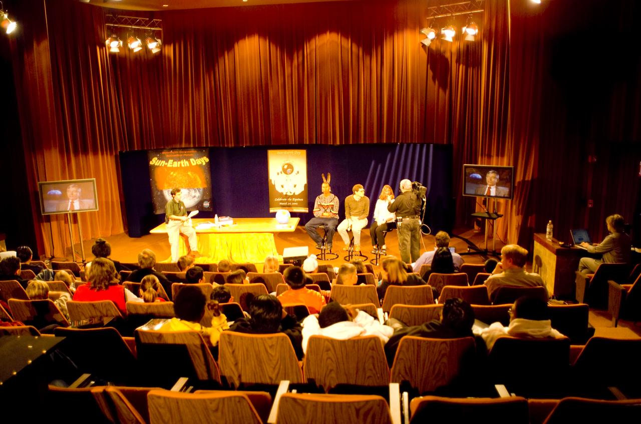 Sun-Earth Day WEBCAST - NASA TV; Host Paul Mortfield, Astronomer Stanford Solar Center and visiting students from San Francisco Bay Area Schools