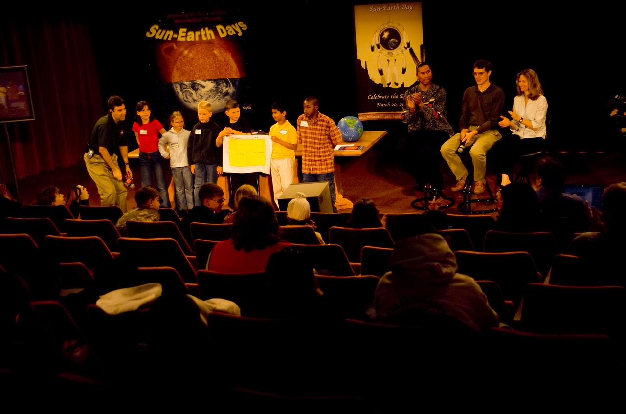 Sun-Earth Day WEBCAST - NASA TV; Host Paul Mortfield, Astronomer Stanford Solar Center and visiting students from San Francisco Bay Area Schools