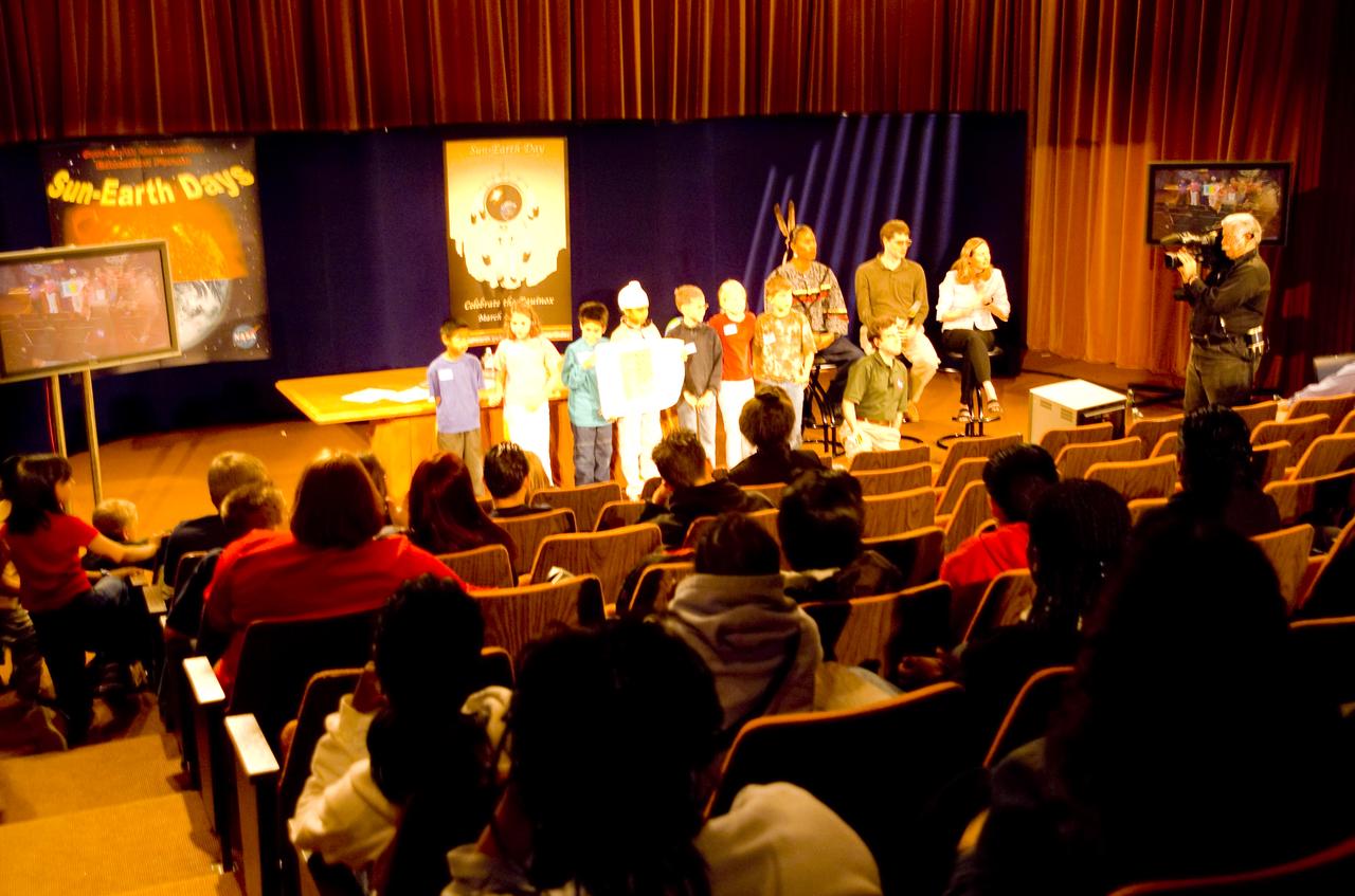 Sun-Earth Day WEBCAST - NASA TV; Host Paul Mortfield, Astronomer Stanford Solar Center and visiting students from San Francisco Bay Area Schools