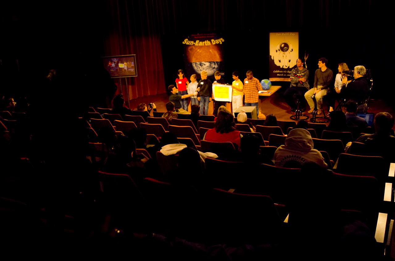 Sun-Earth Day WEBCAST - NASA TV; Host Paul Mortfield, Astronomer Stanford Solar Center and visiting students from San Francisco Bay Area Schools