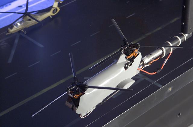 VSHAIP test in 7x10ft#1 W.T. (multiple model configruations) V-22 helicopter shipboard aerodynamic interaction program: SH-3G (V-22 blades)