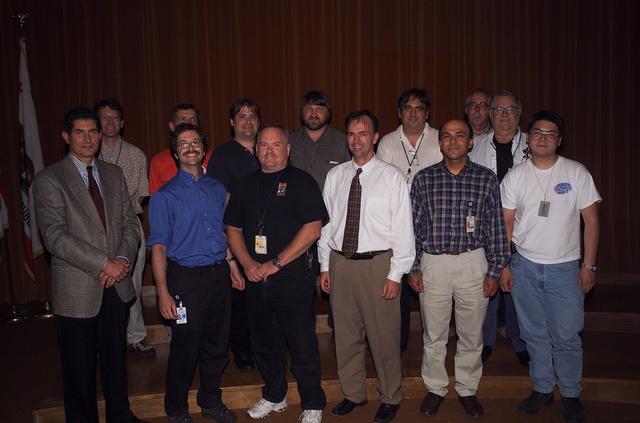 Technology Infusion Award (Code I) 'Golden Fish' presented by Steve Zornitzer to Ja