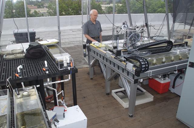 Microbial Mats; n-239 roof, Greenhouse one: Overivew of Greenhouse with Dave Des Marias