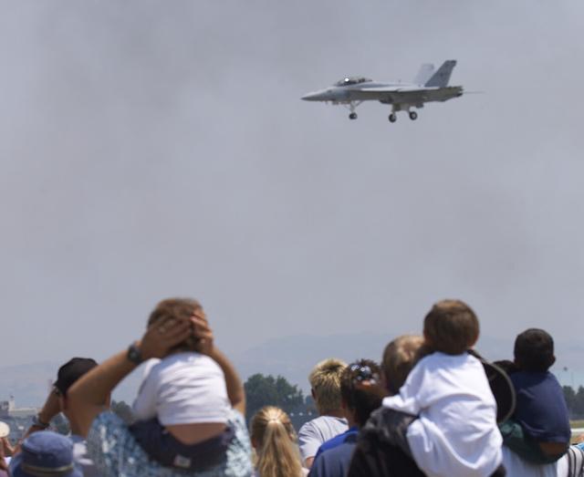 Airshow hosted by Moffett Federal Airfield