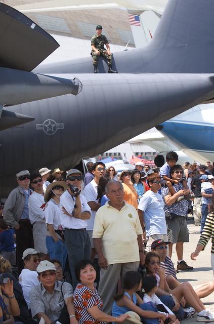 Airshow hosted by Moffett Federal Airfield