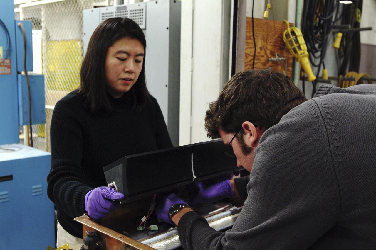 Thermal Evaluaion of X-37 Body Flap Sea test in Panel Test Facility PTF-115 With Winnie Chen, and Patric Briney, Boeing test engineers