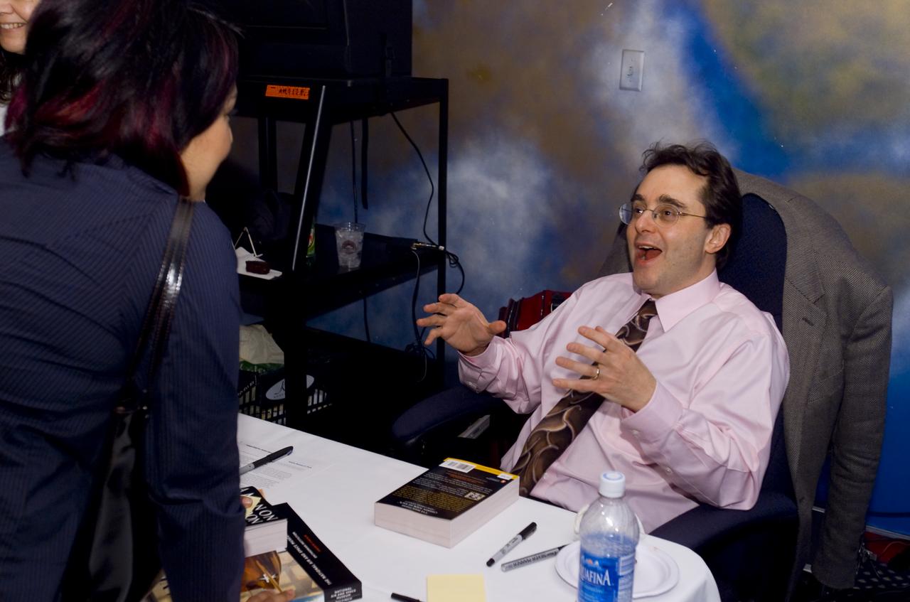 ANDREW CHAIKIN AUTHOR VISITS AMES FOR LECTURE & BOOK SIGNING @ AMES LIBRARY
