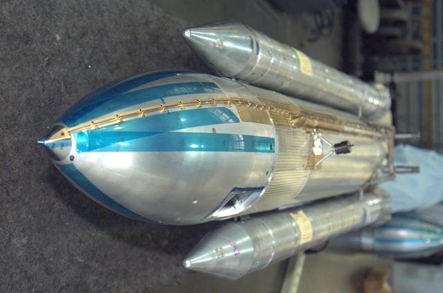 3% Space Shuttle Model preparation in Ames Machine Shop for Return to flight test to be run in the Ames 9X7ft wind tunnel test T97-0131 (IA-700B)