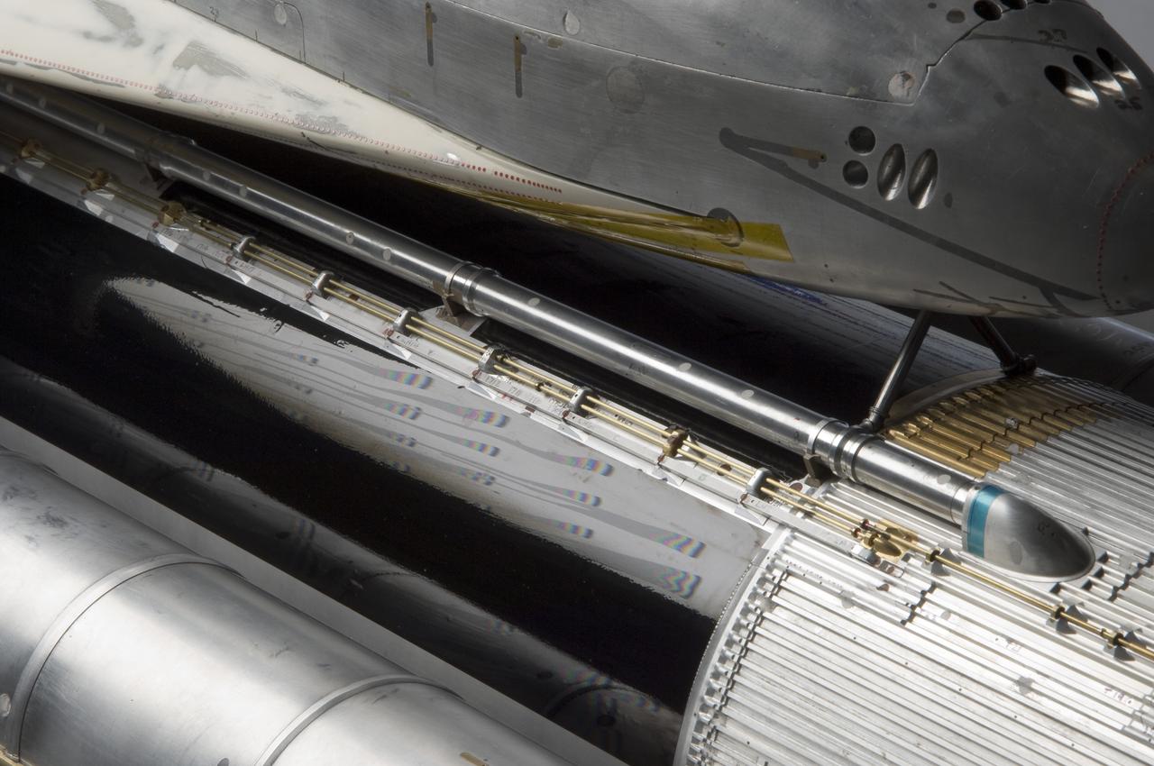 3% Space shuttle Acoustics model test-11-150 in 11ft. wind tunnel on PAL Ramp