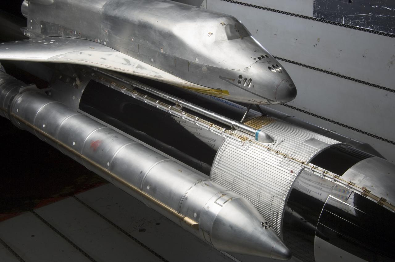 3% Space shuttle Acoustics model test-11-150 in 11ft. wind tunnel on PAL Ramp