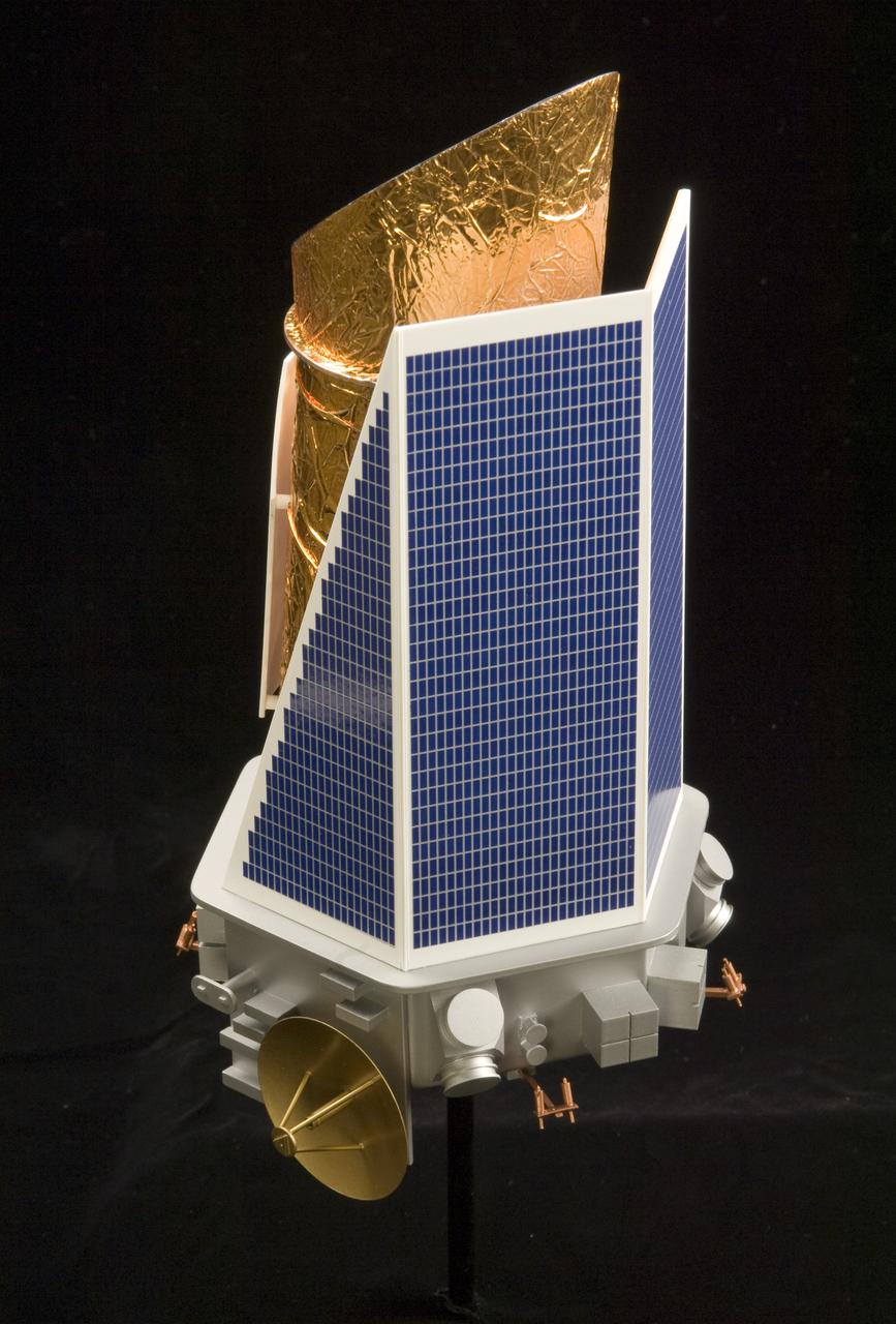 KEPLER table top model (in studio). The Kepler Mission due for launch in March 2009 will look for earth like planets around distant stars.