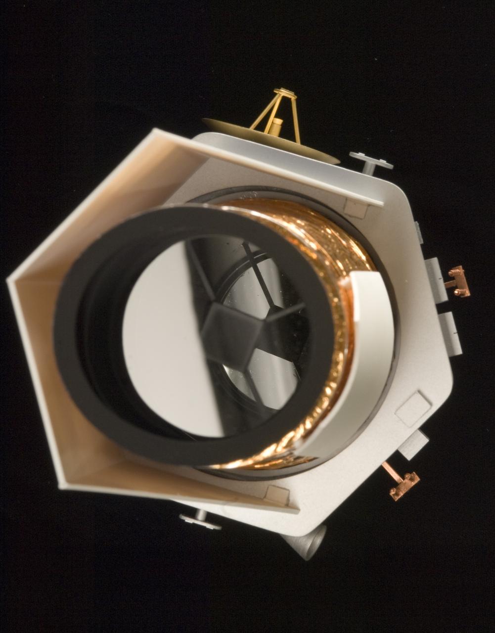 KEPLER table top model (in studio). The Kepler Mission due for launch in March 2009 will look for earth like planets around distant stars.