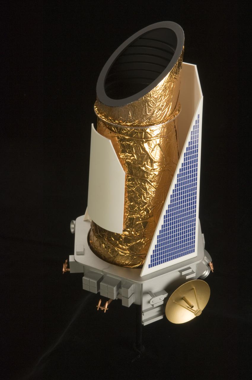 KEPLER table top model (in studio). The Kepler Mission due for launch in March 2009 will look for earth like planets around distant stars.