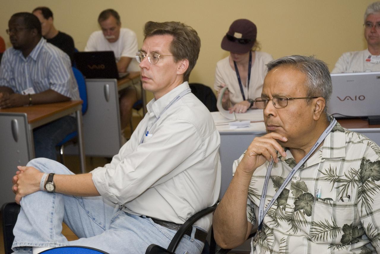 NASA African Monsoon Multidisciplinary Analyses (NAMMA) DC-8 deployment to Cape Verde, Sal island, Africa. Mike Gaunce in center.