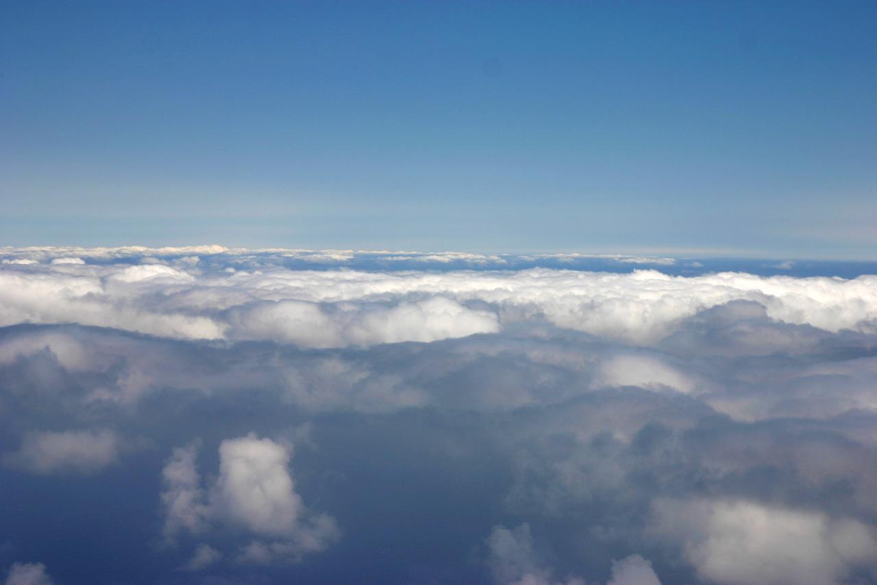 DC-8 NAMMA (NASA African Monson Multidisciplinary Analyses) MISSION TO CAPE VERDE, AFRICA - Cloud formation during Aug 25 flight