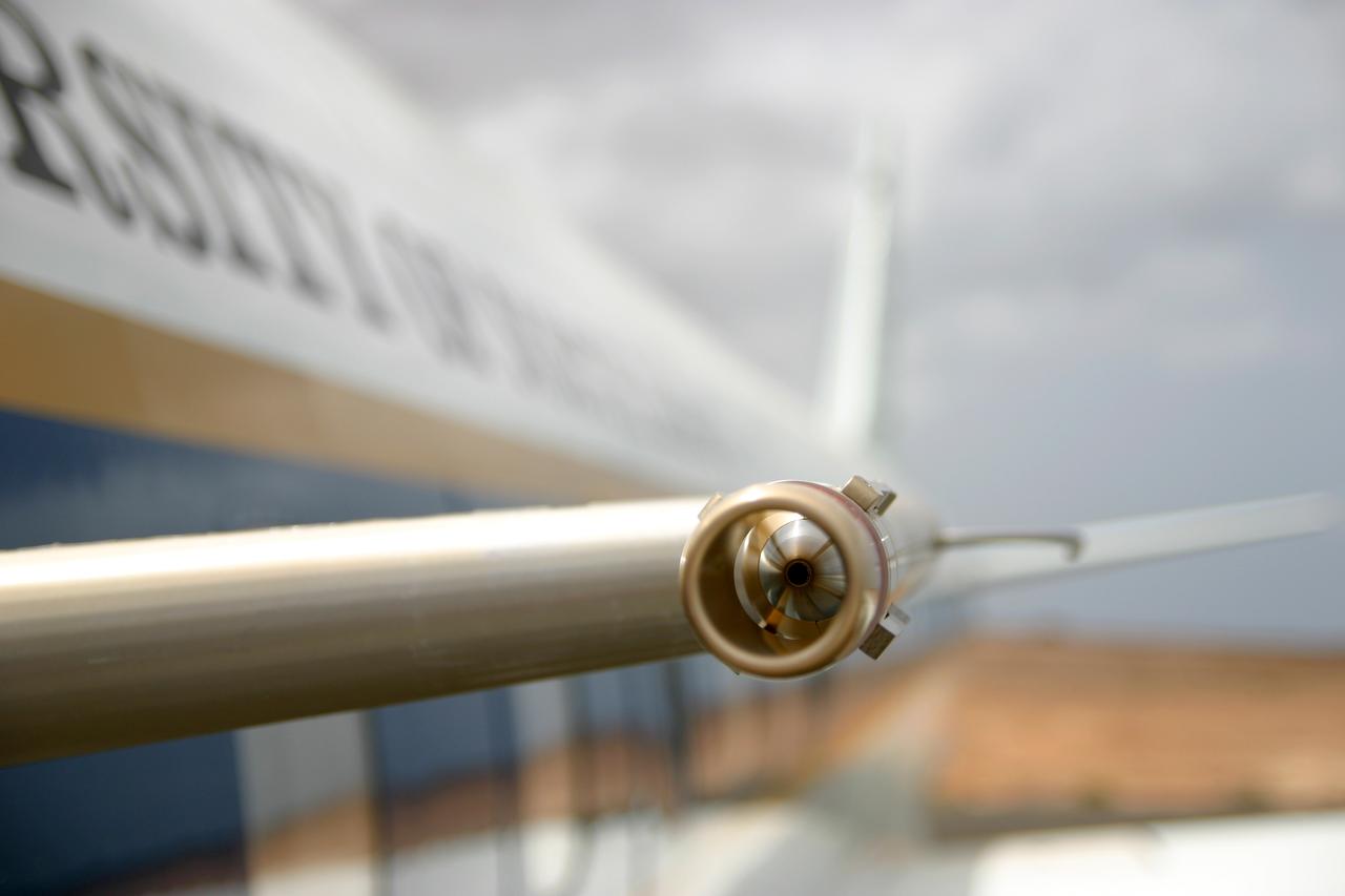 NASA Monsoon Multidisciplinary analysis (NAMMA) deployment, Sal Island, Cape Verde Africia DC-8 NAMMA MISSION TO CAPE VERDE, AFRICA close-up of one of the external probes used on baord NASA's DC-8 during the deployment.