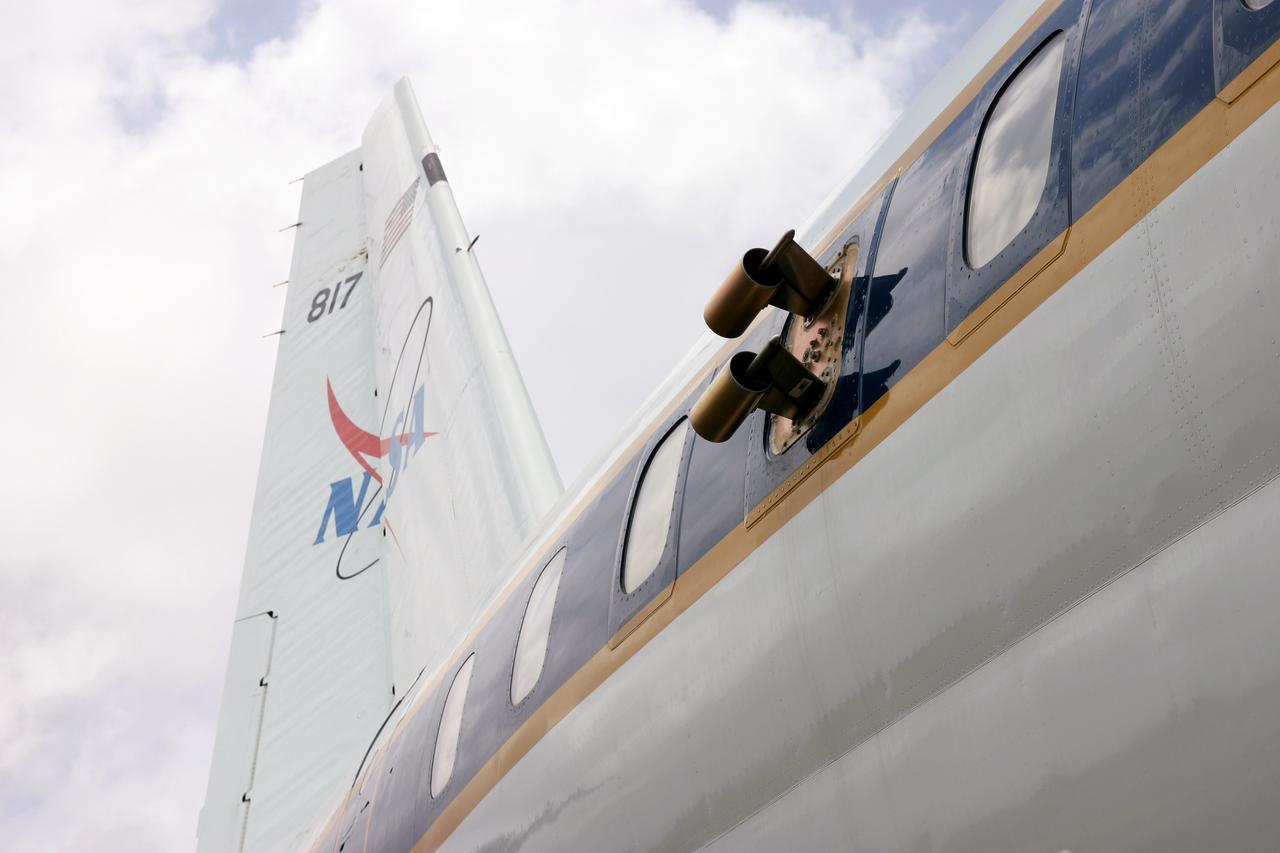 NASA Monsoon Multidisciplinary analysis (NAMMA) deployment, Sal Island, Cape Verde Africia DC-8 NAMMA MISSION TO CAPE VERDE, AFRICA close-up of one of the external probes used on baord NASA's DC-8 during the deployment.