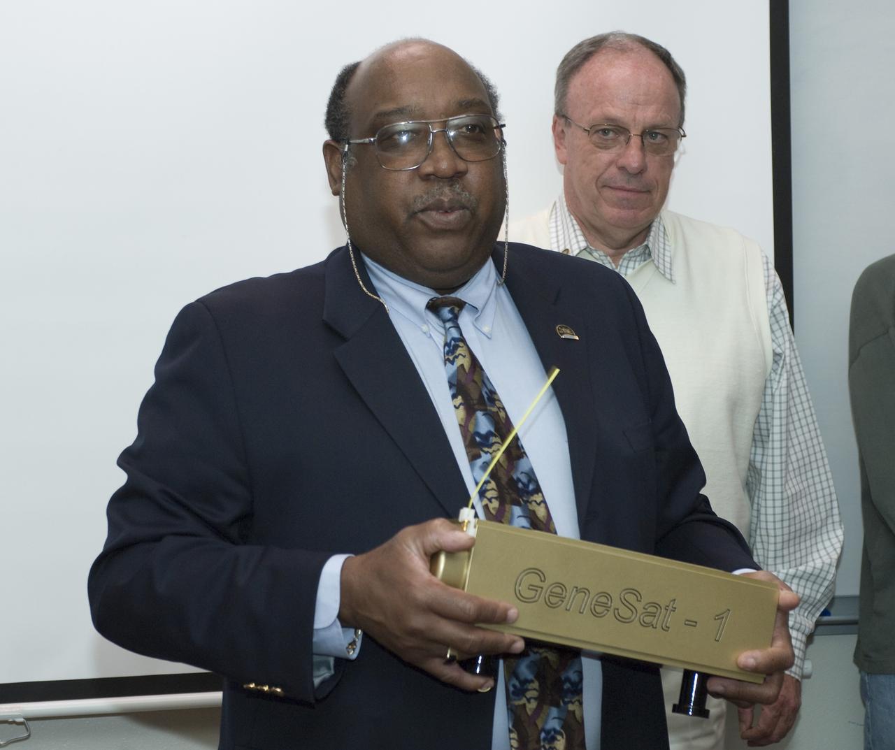 Handover of GeneSat 1 from NASA to Santa Clara University event